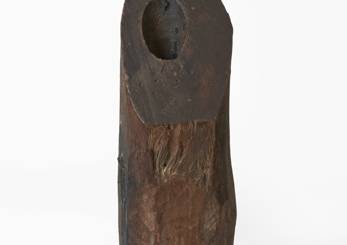 Large wooden water pipe