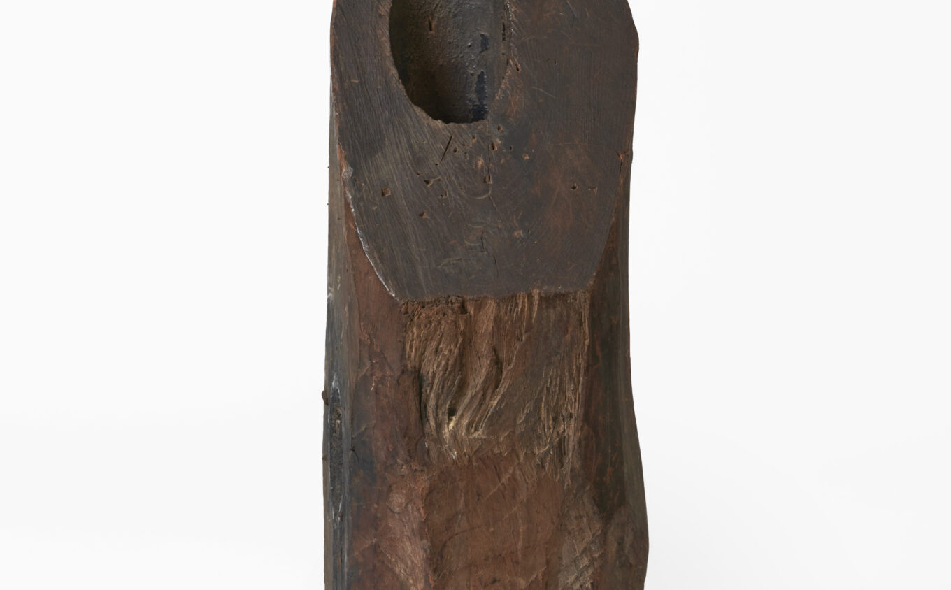 Large wooden water pipe