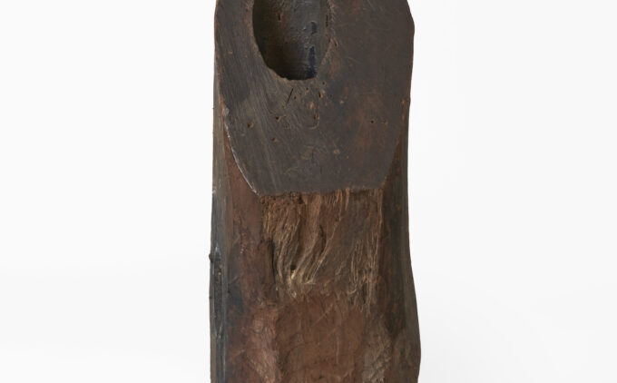 Large wooden water pipe