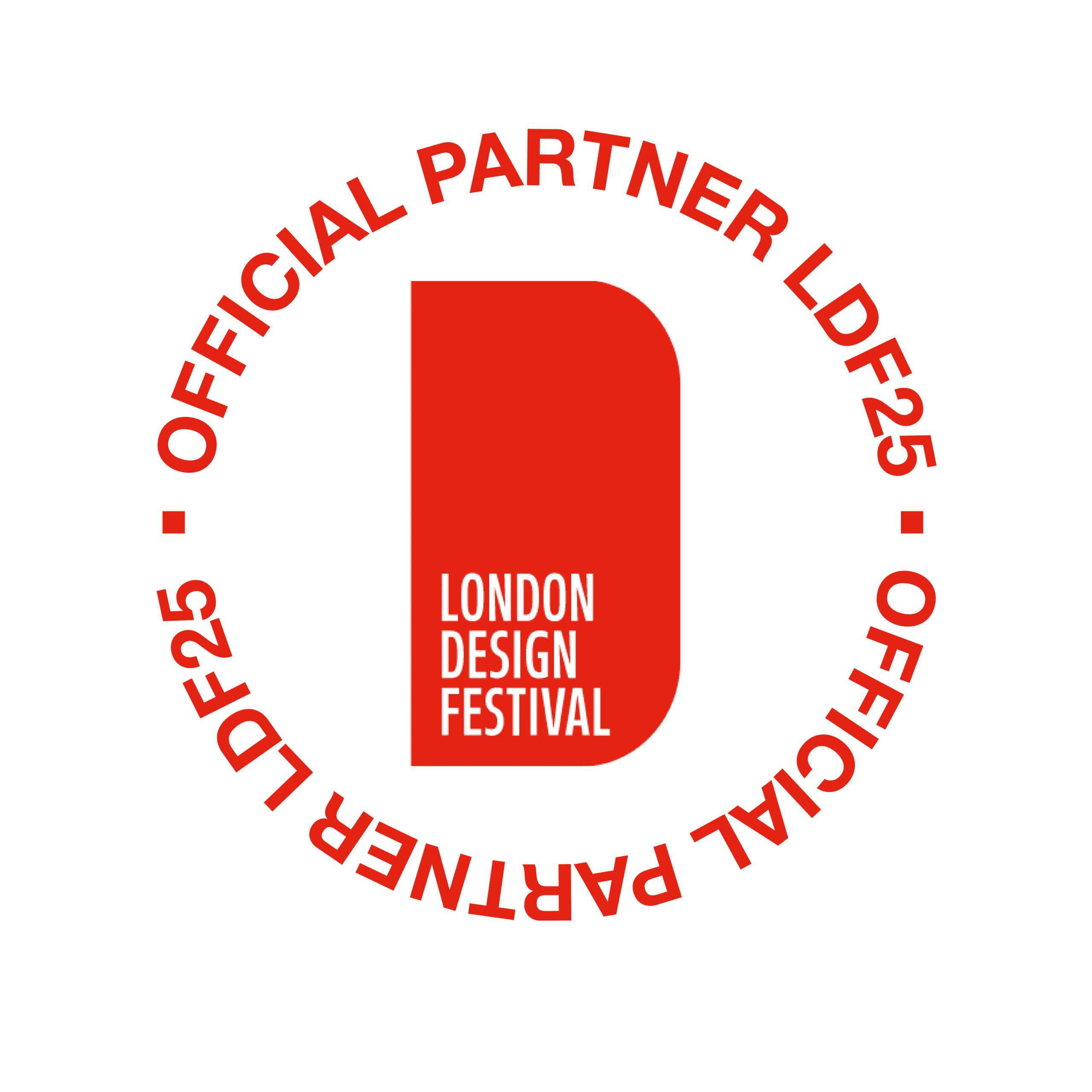 London Design Festival 2025 logo red