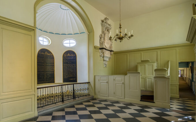 An installation photo of chapel