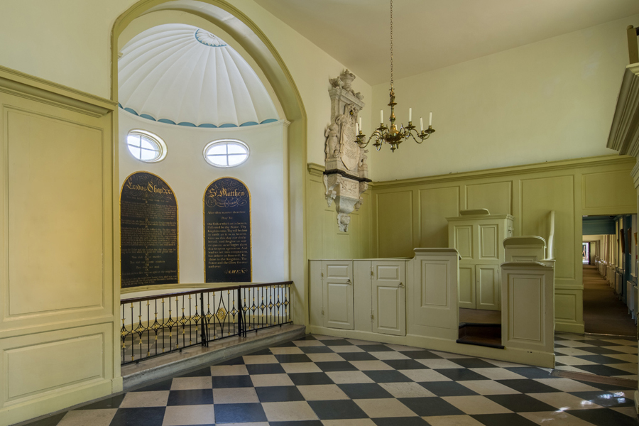 An installation photo of chapel